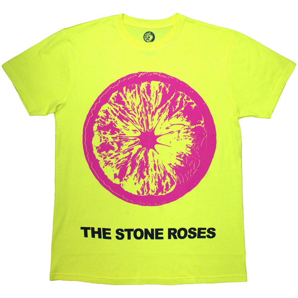 The Stone Roses - Pink Lemon Heren Tshirt - Geel